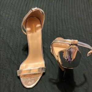 Pretty little thing Silver High Heel Sandals